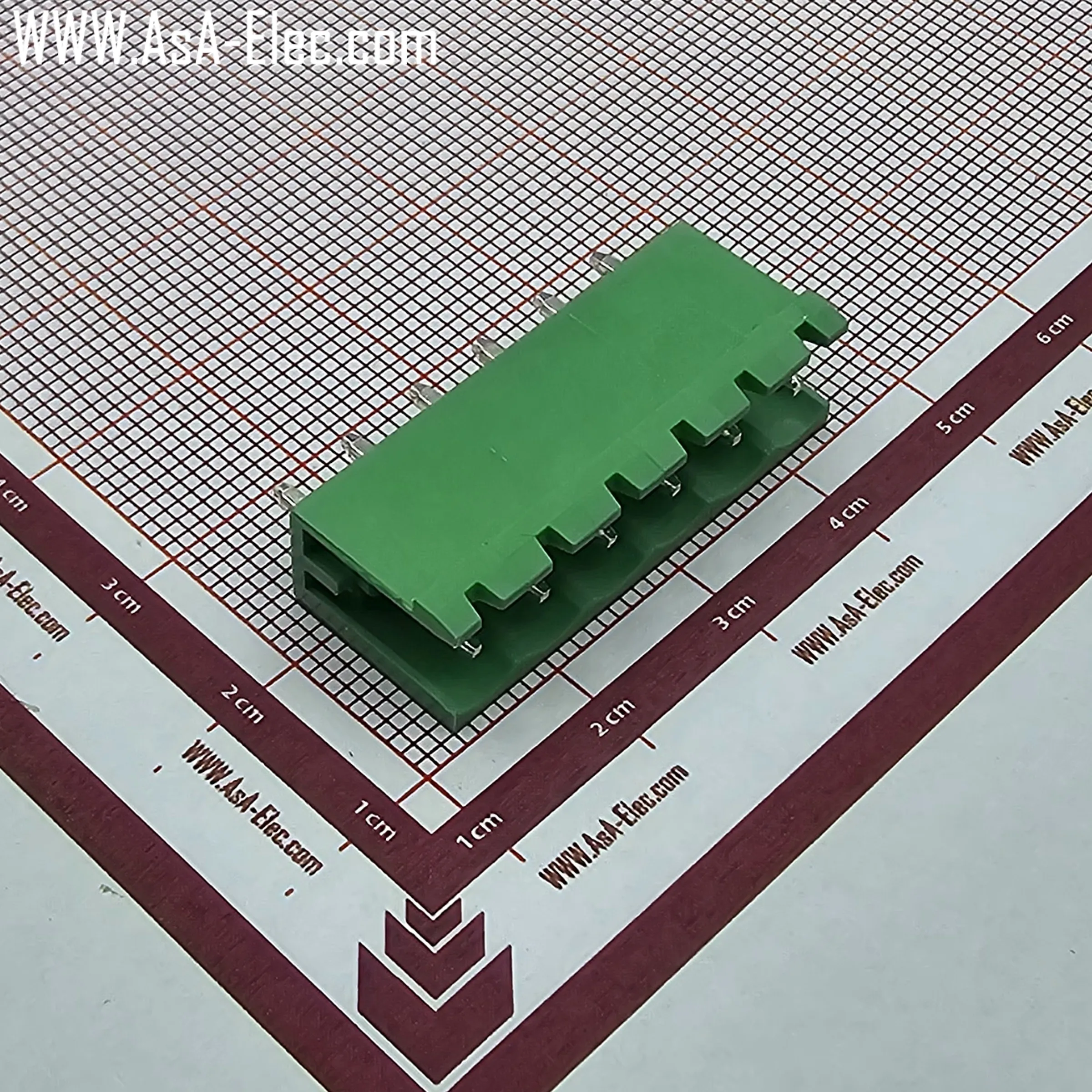 ترمینال فونیکسی 6 پین نر صاف و ماده PTR 5.08mm